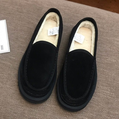 UGG 2019 Mens Leather & Wool Slip On  - UGG 2019 남성용 레더 & 울 슬립온 UGGS0035.Size(240 - 270),블랙