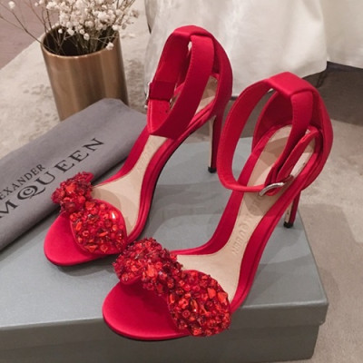 Alexander McQueen  2019 Ladies High Heel Sandal - 알렉산더맥퀸 2019 여성용 하이힐 샌들, AMQS0094.Size(225 -  250).레드