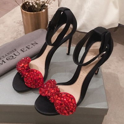 Alexander McQueen  2019 Ladies High Heel Sandal - 알렉산더맥퀸 2019 여성용 하이힐 샌들, AMQS0096.Size(225 -  250).블랙