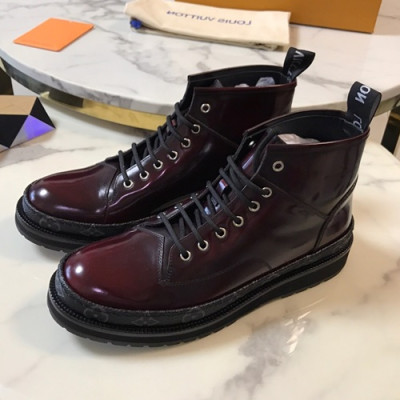 Louis Vuitton 2019 Mens Leather Shoes - 루이비통 2019 남성용 레더 슈즈 LOUS0275.Size(245 - 270).와인