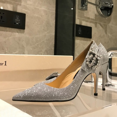 Sergio Rossi  2019 Ladies Pumps High Heel - 세르지오 로시 2019 여성용 펌프스 하이힐 SERS0013.Size(225 - 245).실버