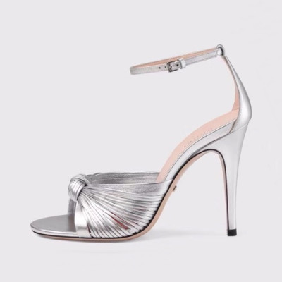 Gucci 2019 Ladies High Heel Sandal - 구찌 2019 여성용 하이힐 샌들, GUCS0360.Size(225 -  250).실버