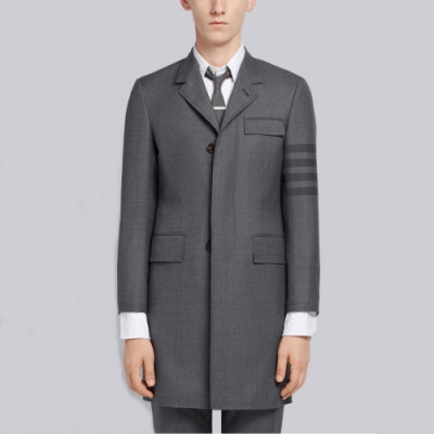 Thom Browne 2019 Mens Casual Classic Coat  - 톰브라운 2019 남성 캐쥬얼 클래식 코트 Thom0253x.Size(s - 2xl).그레이