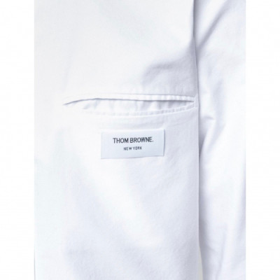 Thom Browne 2019 Mens Strap Cotton Tshirt - 톰브라운 2019 남성 스트랩 코튼 셔츠 Thom0259x.Size(s - 2xl).화이트