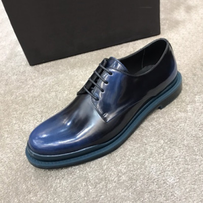 Bottega Veneta 2019 Mens Leather Oxford Shoes - 보테가베네타 2019 남성용 레더 옥스퍼드 슈즈 BVS0080.Size(240 - 270).블루+블랙