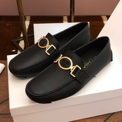 Versace 2019 Mens Leather Loafer - 베르사체 2019 남성용 레더 로퍼,VERS0079.Size (240 - 275).블랙