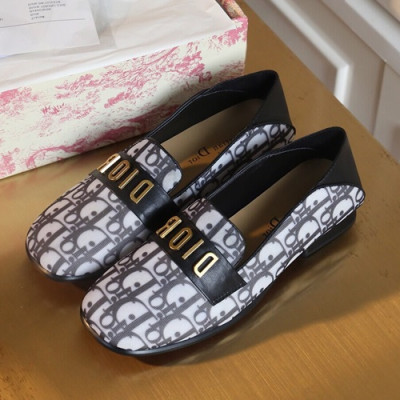 Dior 2019 Ladies Loafer - 디올 2019 여성용 로퍼 DIOS0109,Size(225 - 245).화이트