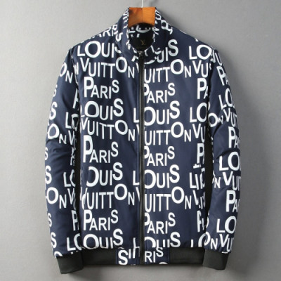 Louis vuitton 2019 Mens Logo Down Padding - 루이비통 2019 남성 로고 다운패딩 Lou01266x.Size(m - 2xl).네이비