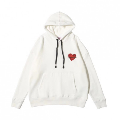 Palm Angels 2019 Mm/Wm Logo Oversize  Cotton Hood Tee - 팜 엔젤스 2019 남자 로고 오버사이즈 코튼 후드티 Pam0029x.Size(s - xl).화이트