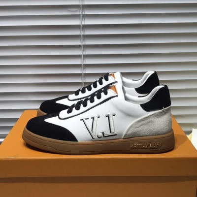 Louis Vuitton 2019 Mm / Wm Leather Sneakers - 루이비통 2019 남여공용 레더 스니커즈 LOUS0323.Size(225 - 270).화이트