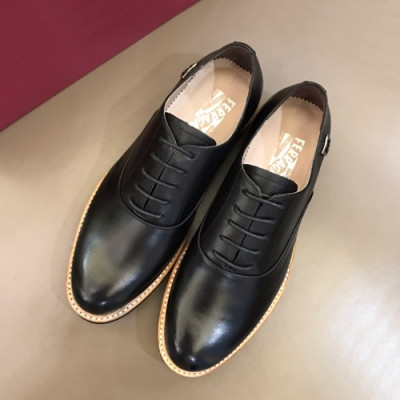 Ferragamo 2019 Mens Leather Oxford Shoes - 페라가모 2019 남성용 레더 옥스퍼드 슈즈 FGMS0097,Size(240 - 270).블랙