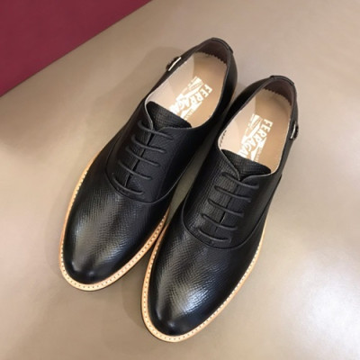 Ferragamo 2019 Mens Leather Oxford Shoes - 페라가모 2019 남성용 레더 옥스퍼드 슈즈 FGMS0099,Size(240 - 270).블랙