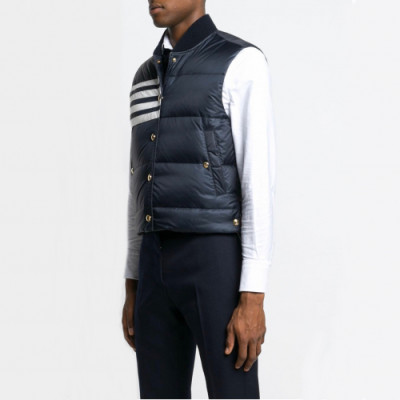 Thom Browne 2019 Mens Patch Logo Down Pedding Vest - 톰브라운 2019 남성 패치 로고 다운 패딩 조끼 Thom0306x.Size(s - 2xl).네이비