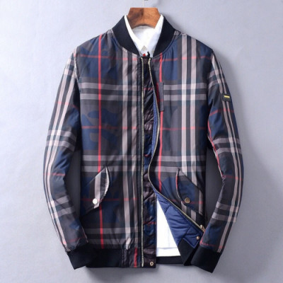 Burberry 2019 Mens Logo Down Padding - 버버리 2019 남성 로고 다운패딩 Bur01198.Size(m - 3xl).네이비