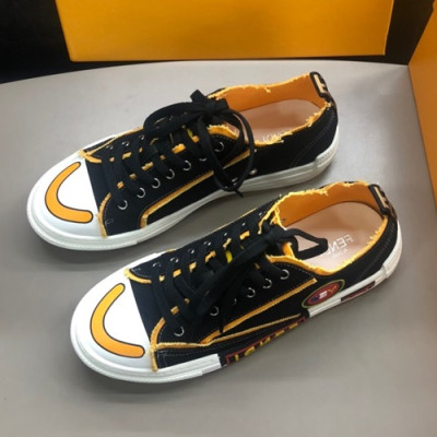 Fendi 2019 Mens Canvas Sneakers - 펜디 2019 남성용 캔버스 스니커즈 FENS0160,Size(240 - 270).블랙