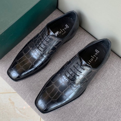 Berluti 2019 Mens Leather Oxford Shoes -  벨루티 2019 남성용 레더 옥스퍼드 슈즈 BERTS0050.Size(240 - 270).블랙