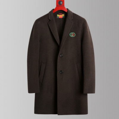 Gucci 2019 Mens Patches Cashmere Coat - 구찌 2019 남성 패치 캐시미어 코트 Guc01429x.Size(s - 2xl).다크그린