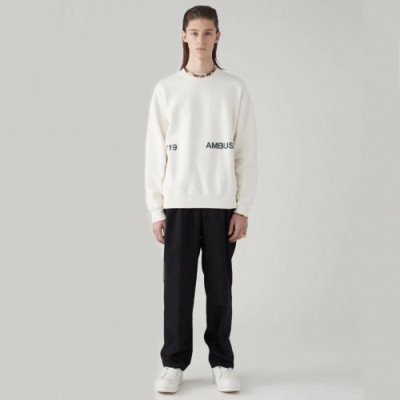 Ambush 2019  Mm/Wm Logo Casual Cotton Man-to-man - 앰부시 2019 남자 로고 캐쥬얼 코튼 맨투맨 Amb0020x.Size(s - xl).아이보리