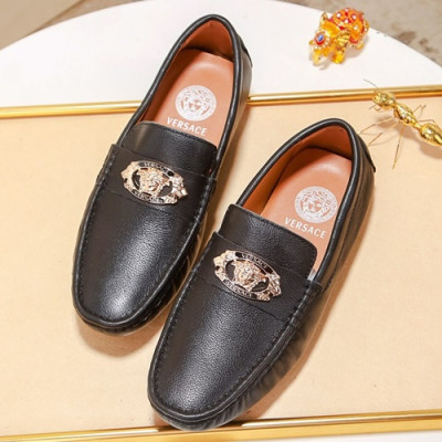 Versace 2019 Mens Leather Loafer - 베르사체 2019 남성용 레더 로퍼,VERS0112.Size (240 - 270).블랙