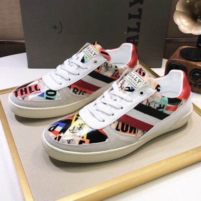 Bally 2019 Mens Leather Sneakers - 발리 2019 남성용 레더 스니커즈,BALS0076,Size(240 - 270).화이트