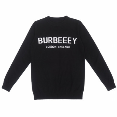 Burberry 2019 Mens Logo Casual Sweater - 버버리 2019 남성 로고 캐쥬얼 스웨터 Bur01255x.Size(m - 2xl).블랙