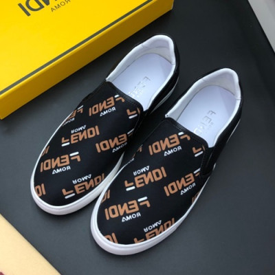 Fendi 2019 Mens Slip On - 펜디 2019 남성용 슬립온 FENS0194,Size(240 - 270).블랙