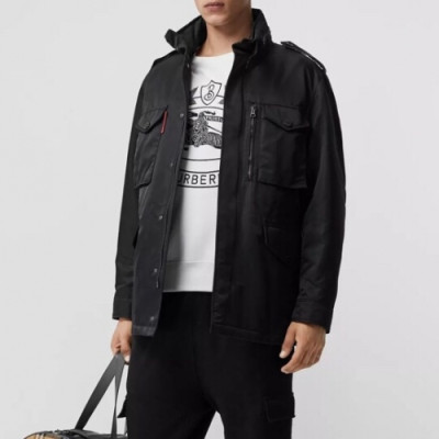 Burberry 2019 Mens Casual Jacket - 버버리 2019 남성 캐쥬얼 자켓 Bur01256x.Size(m - 3xl).블랙