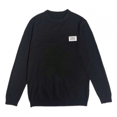 Burberry 2019 Mens Retro Logo Crew - neck Sweater - 버버리 2019 남성 레트로 로고 크루넥 스웨터 Bur01265x.Size(s - 2xl).블랙