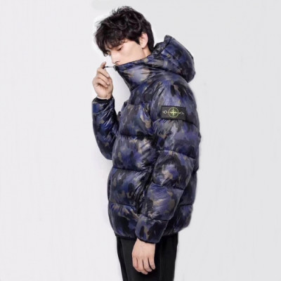 Stone Island 2019 Mens Casual  Down Padding - 스톤아일랜드 2019 남성 캐쥬얼 다운 패딩 Sto0035x.Size(s - xl).밀리터리블루