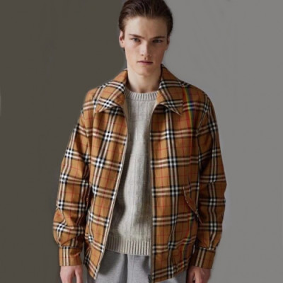 Burberry 2019 Mm/Wm Logo Casual Jacket - 버버리 2019 남자 로고 캐쥬얼 자켓 Bur01281x.Size(xs - 2xl).카멜