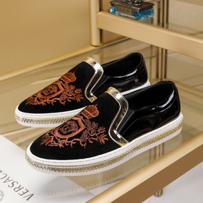 Versace  2019 Mens Slip On - 베르사체 2019 남성용 슬립온 VERS0166,Size(240 - 270).블랙