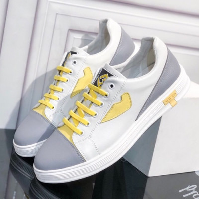 Fendi 2019 Mens Leather Sneakers  - 펜디 2019 남성용 레더 스니커즈 FENS0208,Size(240 - 270).화이트