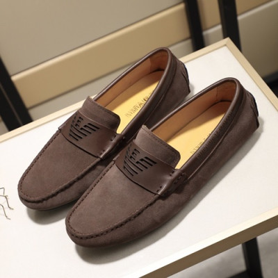 Armani 2019 Mens Leather Loafer - 알마니 2019 남성용 레더 로퍼 ARMS0098.Size (240 - 270).브라운