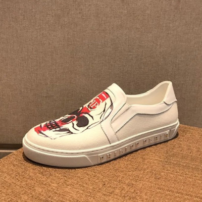 Philipp plein 2019 Mens Slip On  - 필립플레인 2019 남성용 슬립온 PPS0144,Size(240 - 270).화이트