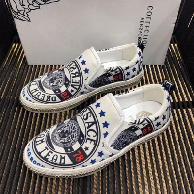 Versace  2019 Mens Slip On - 베르사체 2019 남성용 슬립온 VERS0210,Size(240 - 270).화이트