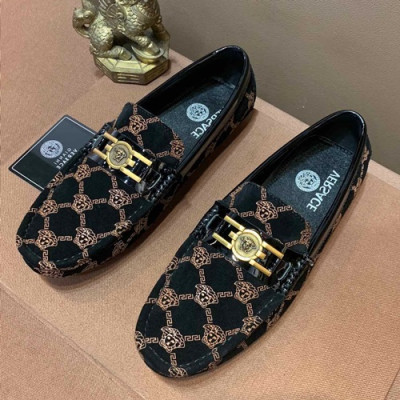 Versace  2019 Mens Suede Loafer - 베르사체 2019 남성용 스웨이드 로퍼 VERS0215,Size(240 - 270).블랙