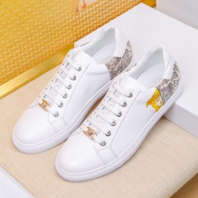 Versace 2019 Mens Leather Sneakers - 베르사체 2019 남성용 레더 스니커즈 VERS0231,Size (240 - 270).화이트