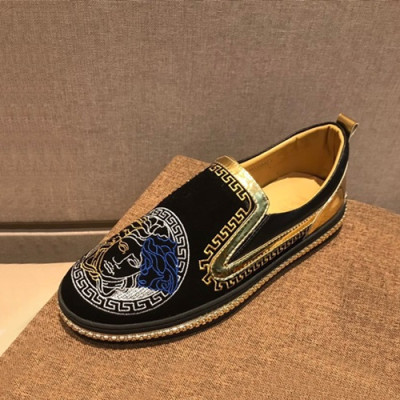 Versace  2019 Mens Slip On - 베르사체 2019 남성용 슬립온 VERS0236,Size(240 - 270).블랙