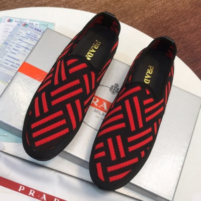 Prada 2019 Mens Slip On - 프라다 2019 남성용 슬립온 PRAS0229.Size(240 - 270).레드