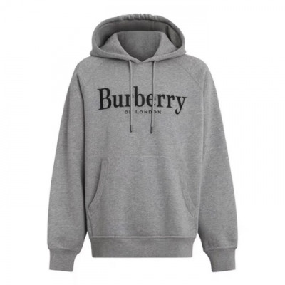 Burberry 2019 Mens Logo Casual Cotton HoodT - 버버리 2019 남성 로고 캐쥬얼 코튼 후드티 Bur01314x.Size(s - xl).2컬러(블랙/그레이)