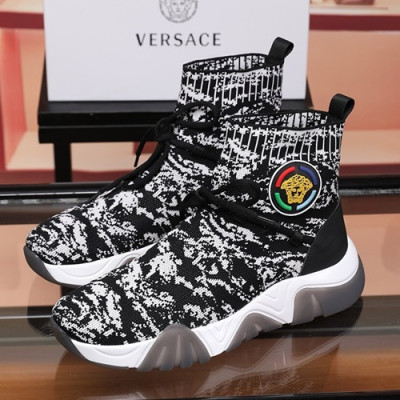 Versace  2019 Mens Knit Running Shoes - 베르사체 2019 남성용 니트 런닝슈즈,VERS0259,Size(240 - 270).블랙