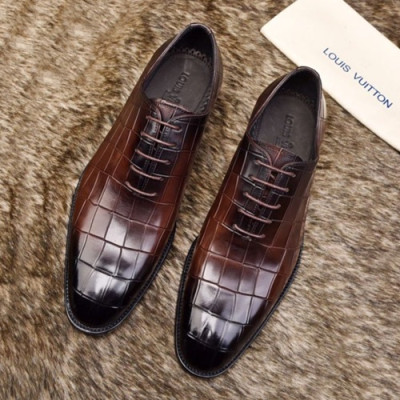 Louis vuitton 2019 Mens Leather Oxford Shoes - 루이비통 2019 남성용 레더 옥스퍼드 슈즈,LOUS0424,Size(240 - 270).브라운