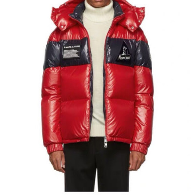 Moncler 2019 Mens Patch Logo Modern Duck Down Padding - 몽클레어 2019 남성 패치 로고 모던 덕다운 패딩 Moc0903x.Size(m - 3xl).2컬러(레드/네이비)