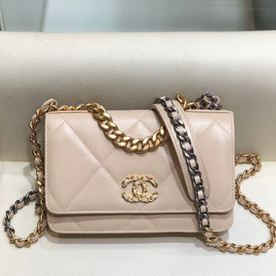 Chanel 2019 WOC Chain Cross Bag,19CM - 샤넬 2019 WOC 체인 크로스백,CHAB1269,19CM,베이지핑크