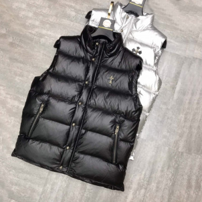 Chrome Hearts 2019 Mens Logo Duck Down Pedding Vest - 크롬하츠 2019 남성 로고 덕다운 패딩 조끼 Chr0053x.Size(m - 3xl).블랙