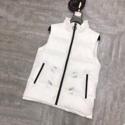 Off-white 2019 Mens Duck Down Padding Vest - 오프화이트 2019 파이어테이핑 덕다운 패딩 조끼 Off0193x.Size(m - 3xl).화이트