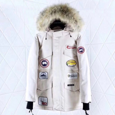 Canada goose 2019 Mens Patch Logo Casual Goose Down Jacket - 캐나다구스 2019 남성 패치 로고 캐쥬얼 구스다운 자켓 Can0180x.Size(2xs - 2xl).아이보리