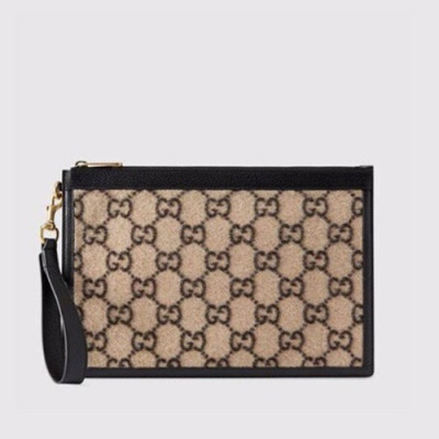 Gucci 2019 Wool Clutch Bag,30CM - 구찌 2019 남여공용 울 클러치백  597627,GUB0834 ,30cm,베이지