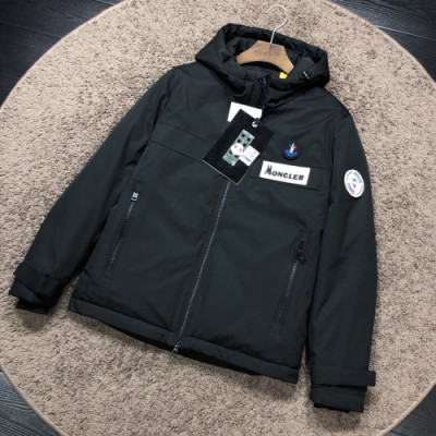 Moncler 2019 Mens Patch Logo Modern Duck Down Padding - 몽클레어 2019 남성 패치 로고 모던 덕다운 패딩 Moc0937x.Size(m - 3xl).블랙