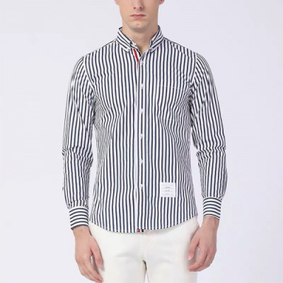 Thom Browne 2019 Mens Strap Cotton Shirt - 톰브라운 2019 남성 스트랩 코튼 셔츠 Thom0367x.Size(s - xl).블랙